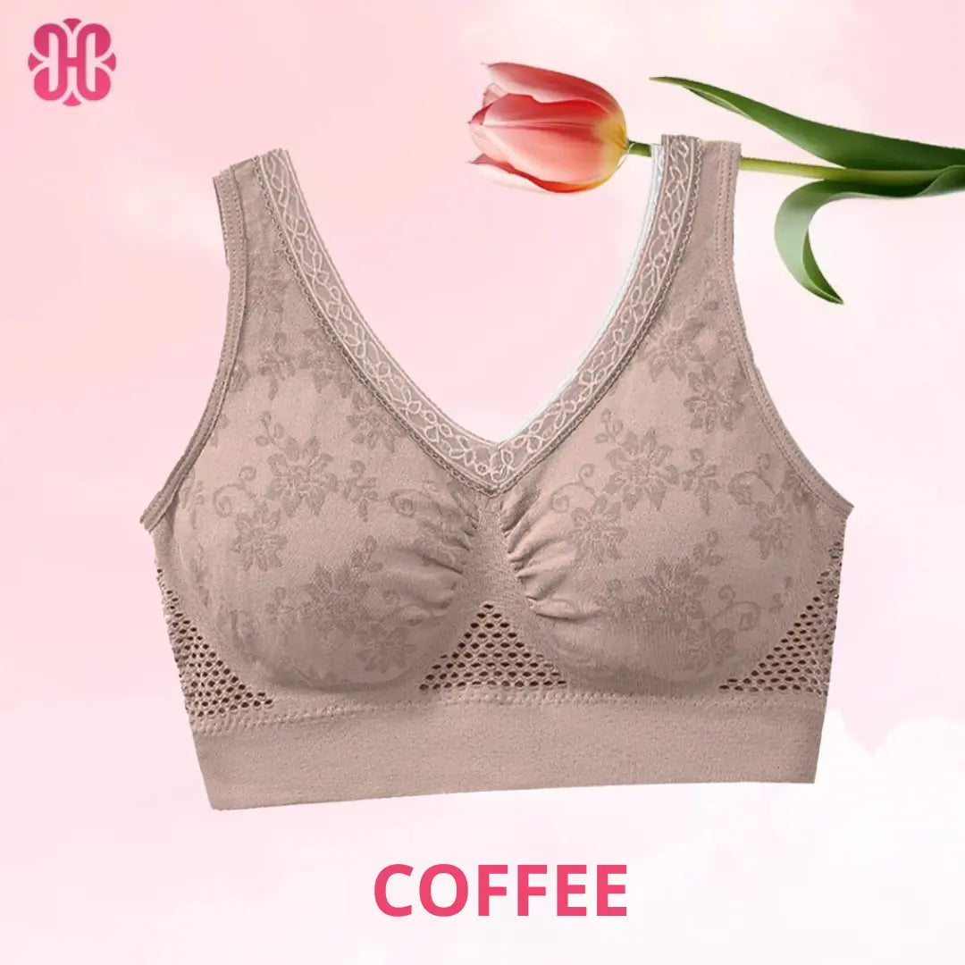 Pure Cotton Buttonless Comfy Lifting Shaping Bra