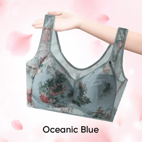 Super gather bra | Ice Silk Lace Cooling Comfort Bra