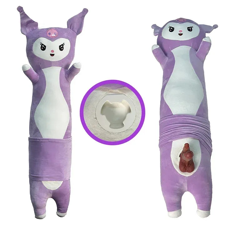 Plush Dildo Machine with Dildos Thrust Licking Sex Toy with Remote Control