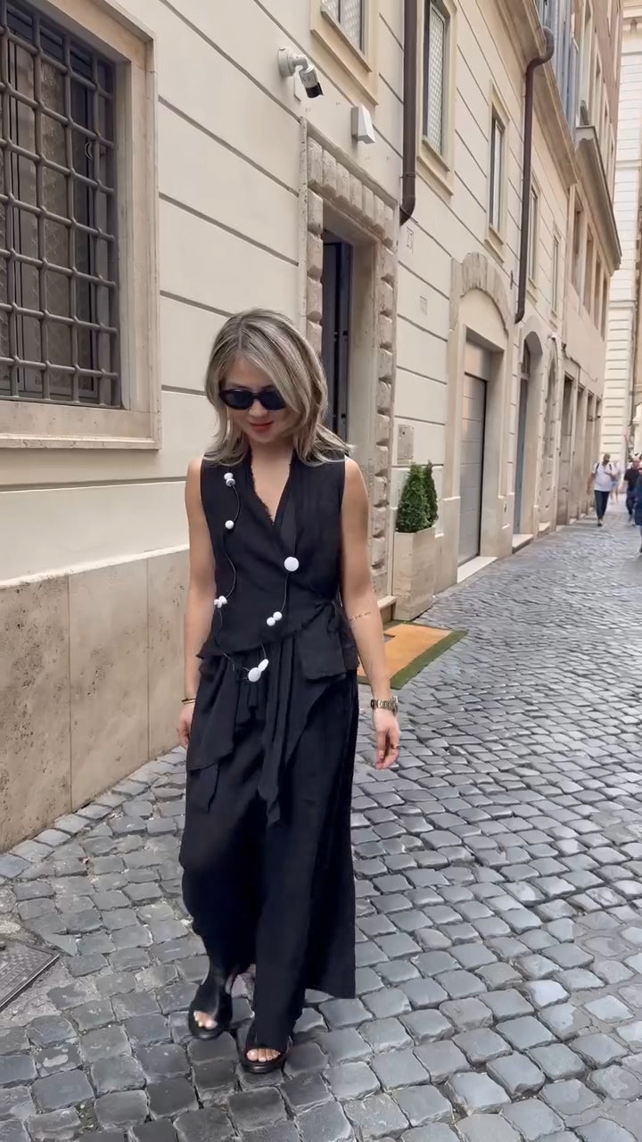 linen imitation culottes