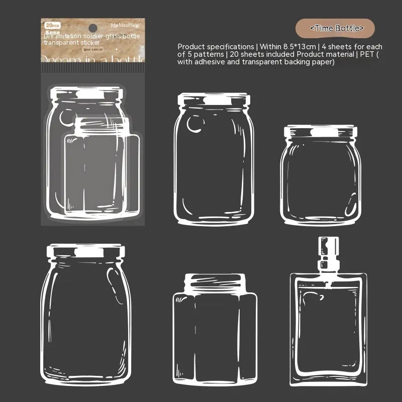 DIY Dried Flower Creative Sticker Bookmark