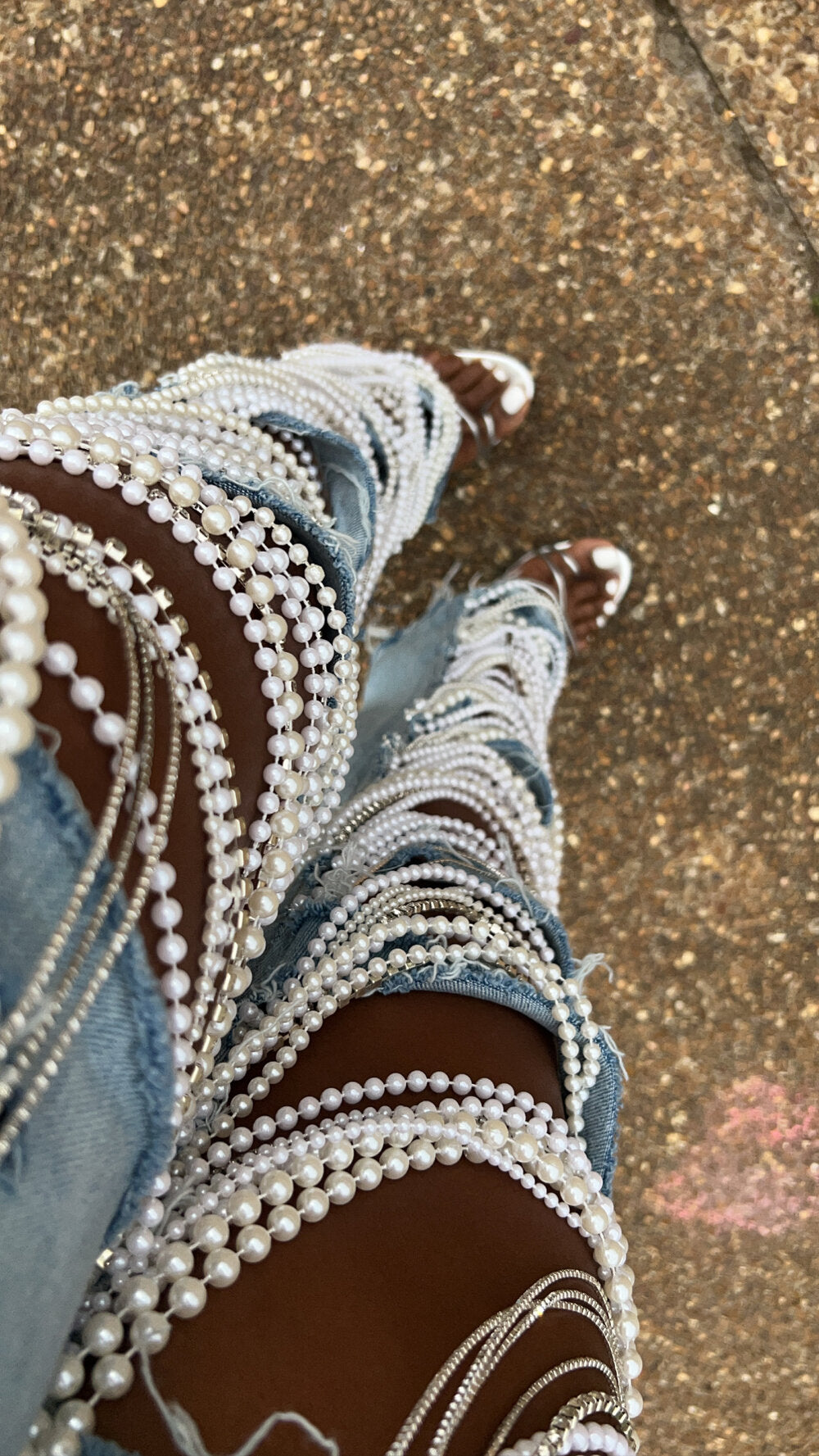 Pearls Jeans