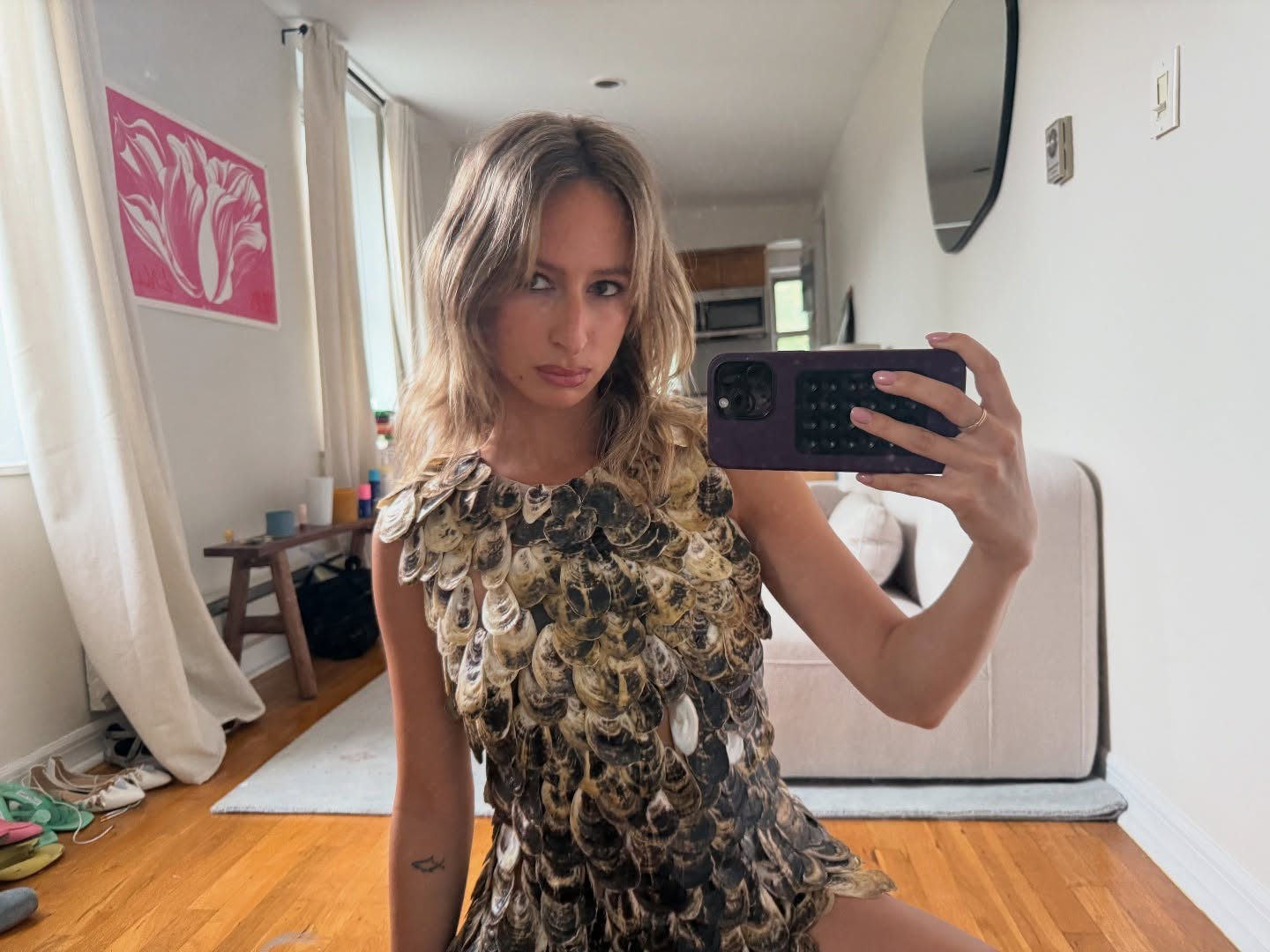 Oyster dress
