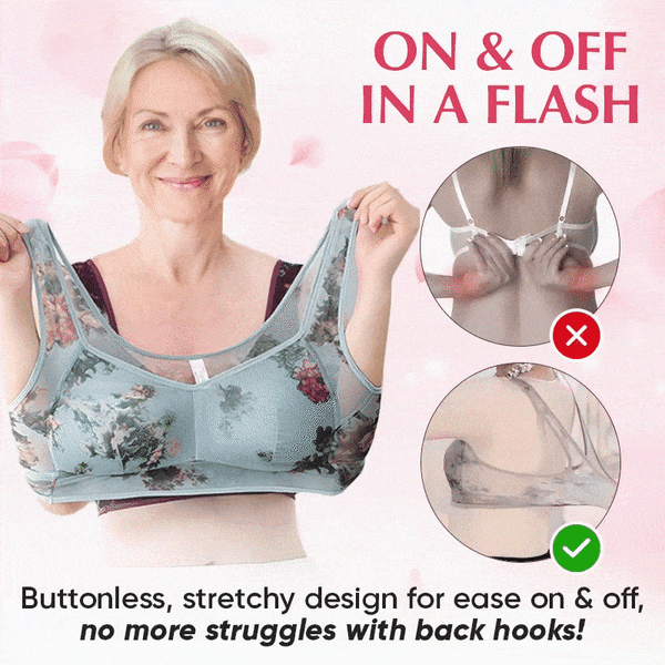 Super gather bra | Ice Silk Lace Cooling Comfort Bra