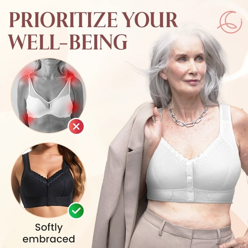 New Front Closure Breathable Bra for Seniors