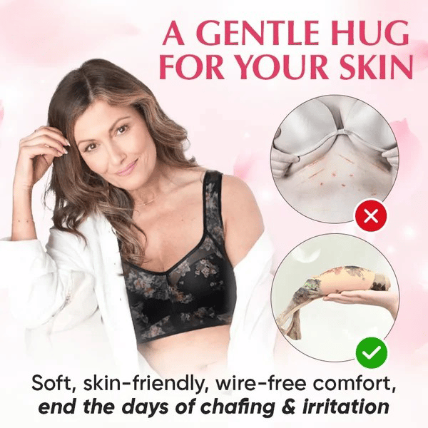 Super gather bra | Ice Silk Lace Cooling Comfort Bra