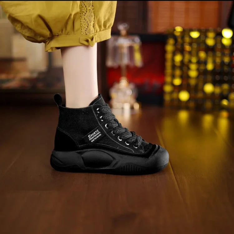 Thick Sole High Top Martin Boots