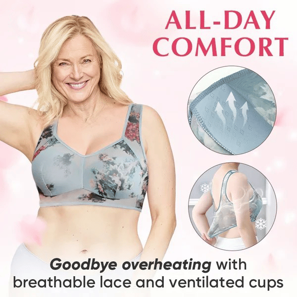 Super gather bra | Ice Silk Lace Cooling Comfort Bra