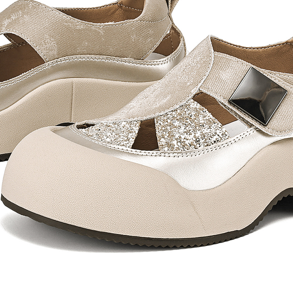 Velcro diamond sandals