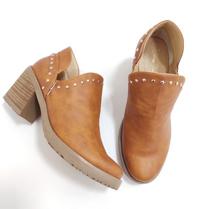 Slope Heel Orthopedic Studded Boots
