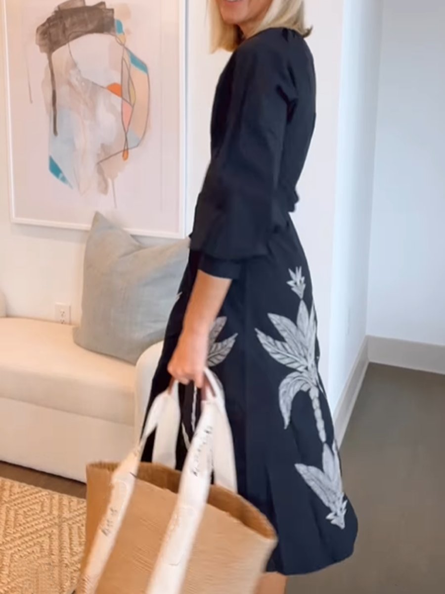 Puff Sleeve Farm Dress