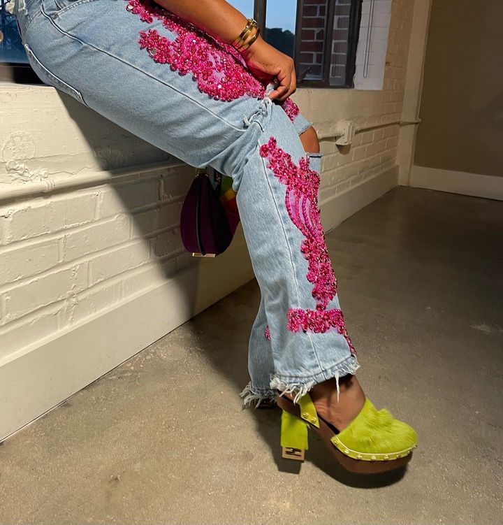 Crème Pink Diamond Jeans