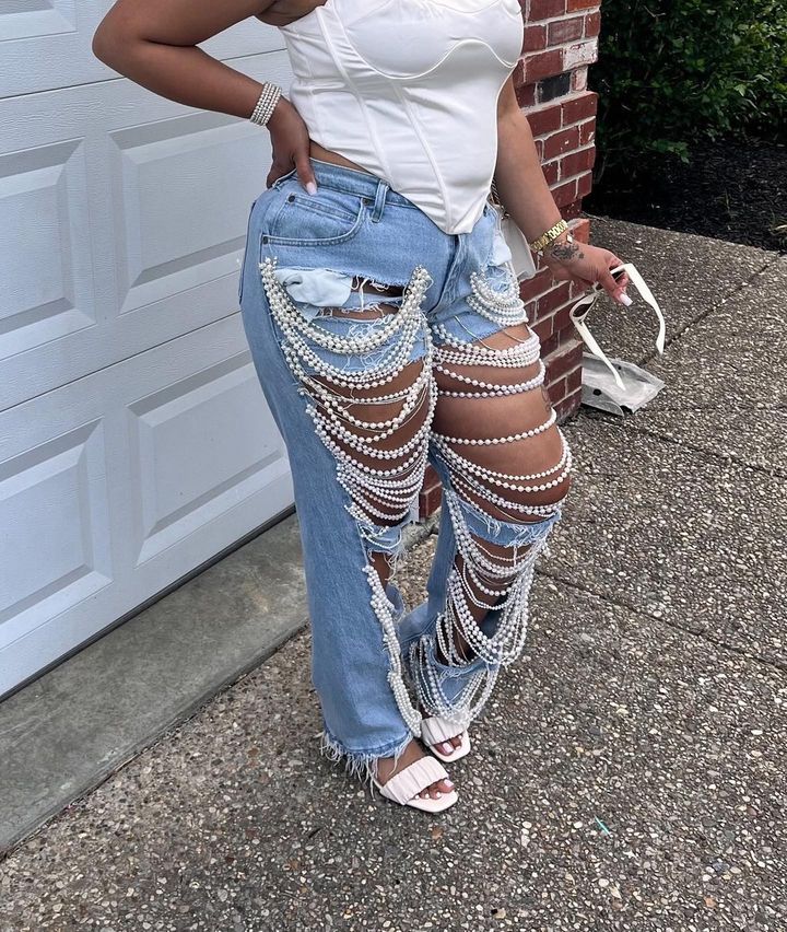 Pearls Jeans