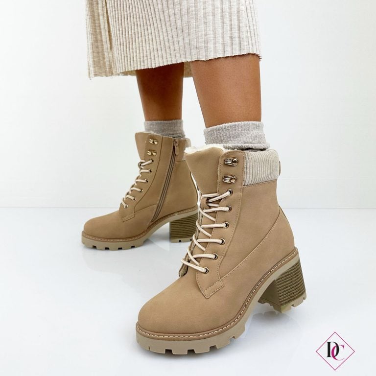 Comfortable heel ankle boots