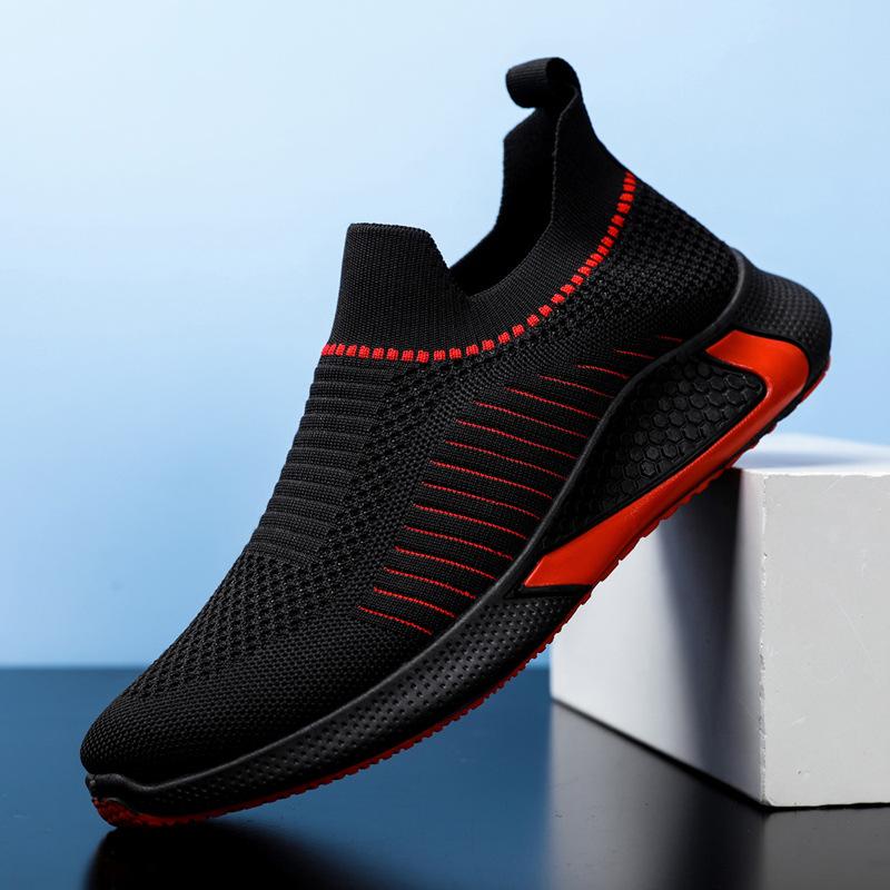 Men's Sneakers Breathable Flying Running Shoes