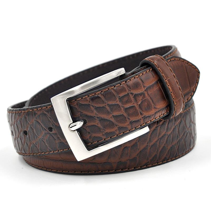 Crocodile Pattern With Split Leather Luxury Accessories