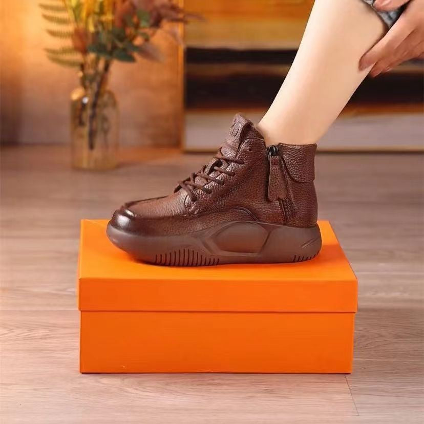 Women's High Top Thick Sole Martin Boots
