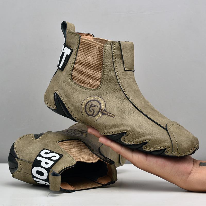 Italian Handmade Chelsea High Top Martin Boots