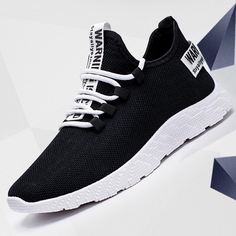 Men Sneakers 2021 New Breathable Lace Up Men Mesh Shoes Fashion Casual No-slip Men Vulcanize Shoes Tenis Masculino