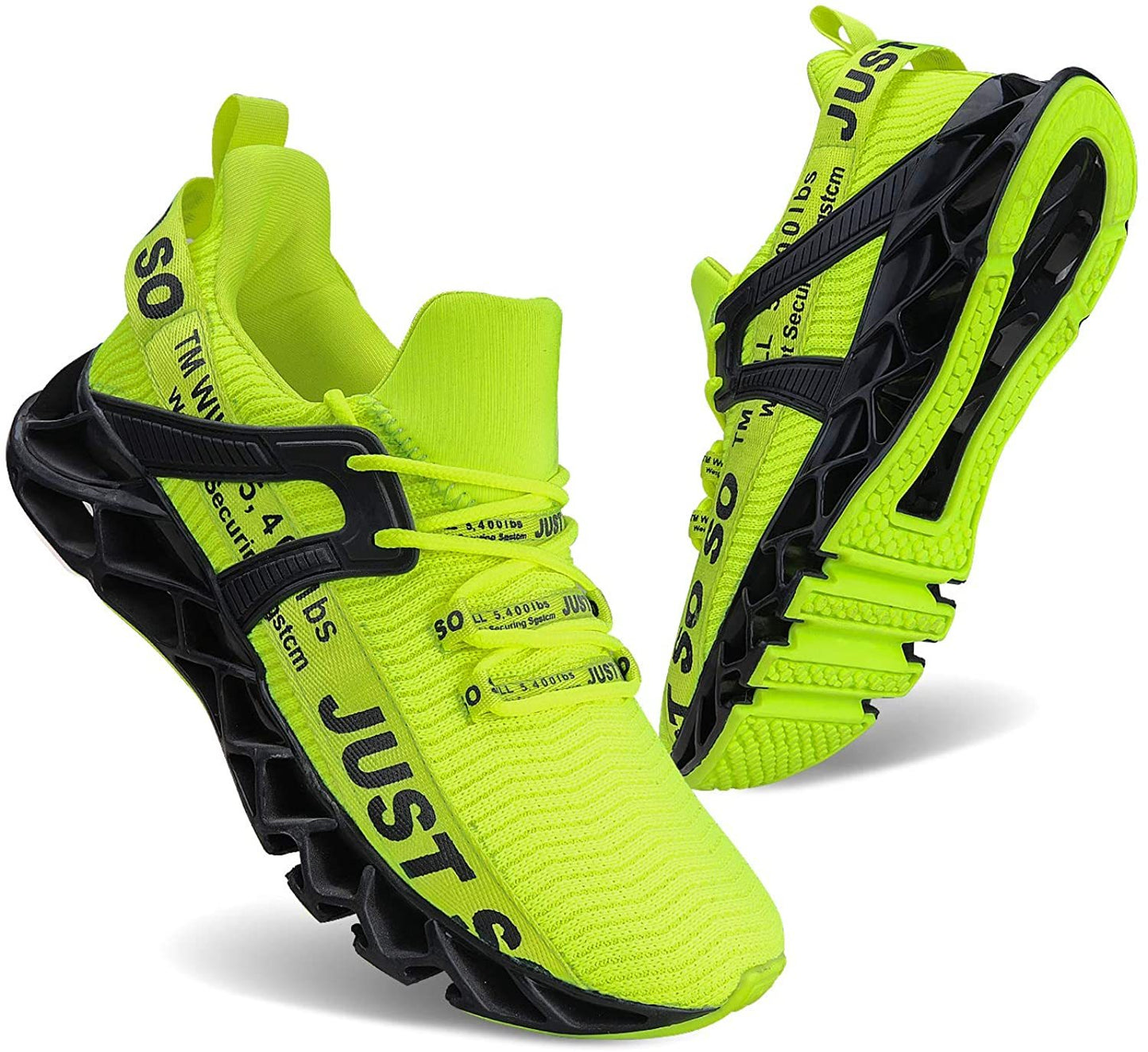 Mens Running Shoes Walking Non Slip Blade Type Sneakers