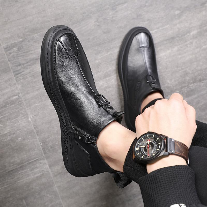 Italian handmade zipper Martin boots