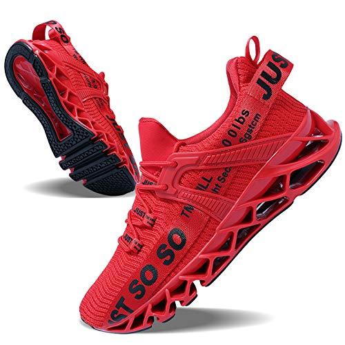 Mens Running Shoes Walking Non Slip Blade Type Sneakers