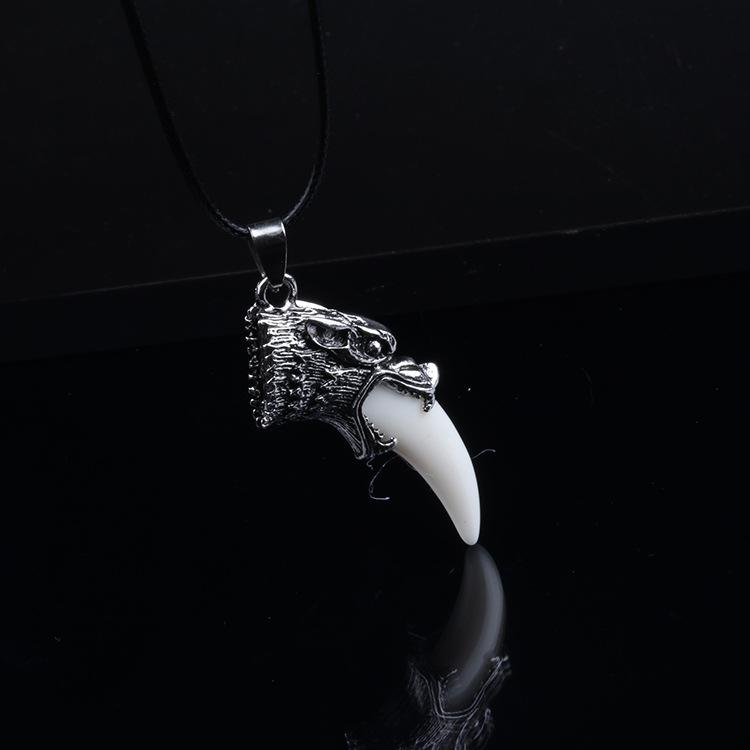 Amber pendant with exorcism