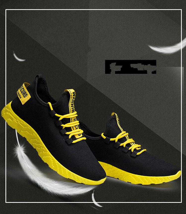 Men Sneakers 2021 New Breathable Lace Up Men Mesh Shoes Fashion Casual No-slip Men Vulcanize Shoes Tenis Masculino