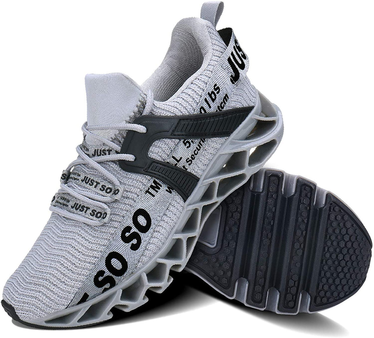 Mens Running Shoes Walking Non Slip Blade Type Sneakers