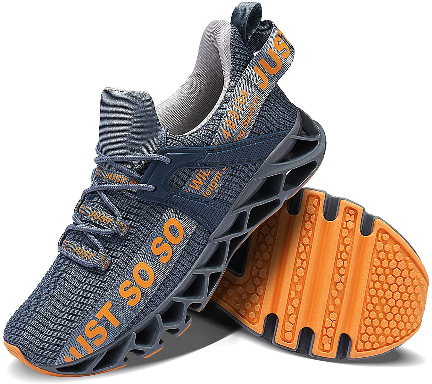 Mens Running Shoes Walking Non Slip Blade Type Sneakers