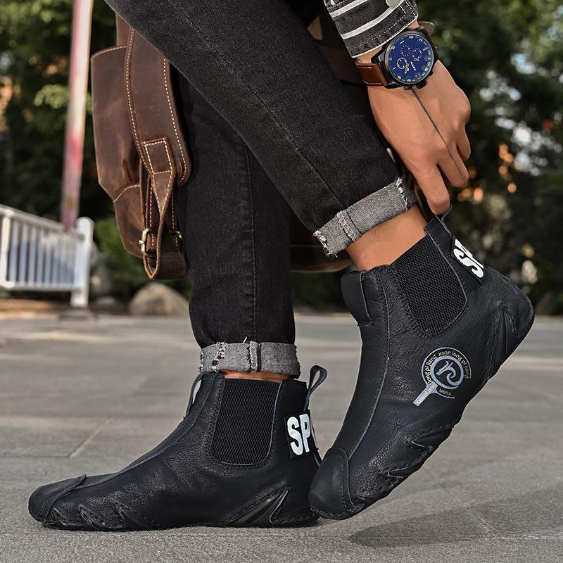 Italian Handmade Chelsea High Top Martin Boots