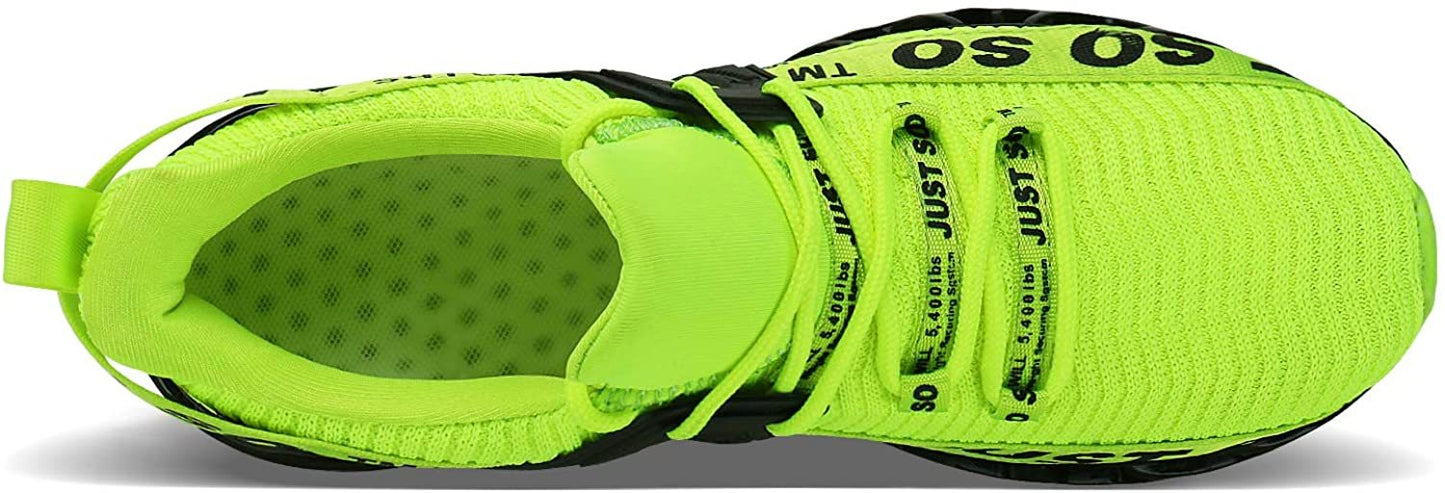 Mens Running Shoes Walking Non Slip Blade Type Sneakers