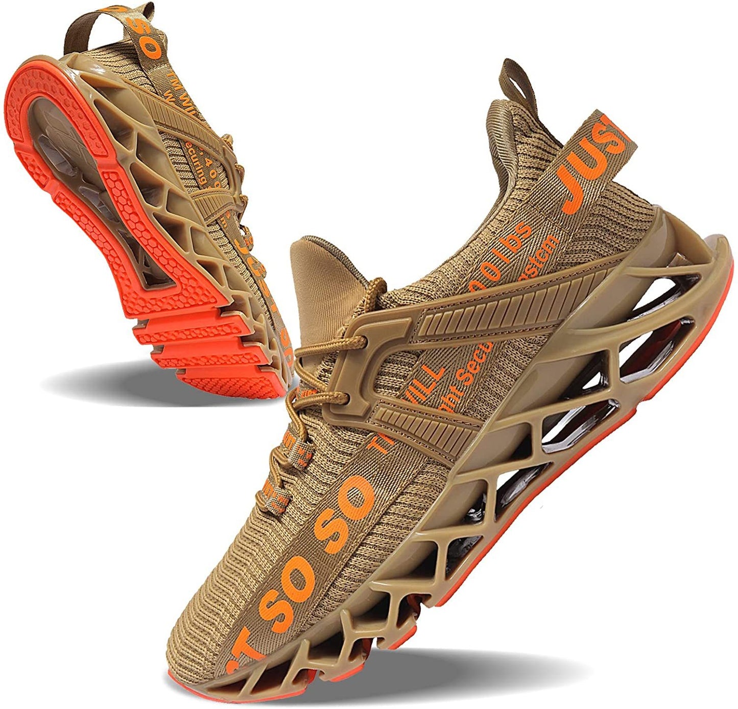Mens Running Shoes Walking Non Slip Blade Type Sneakers