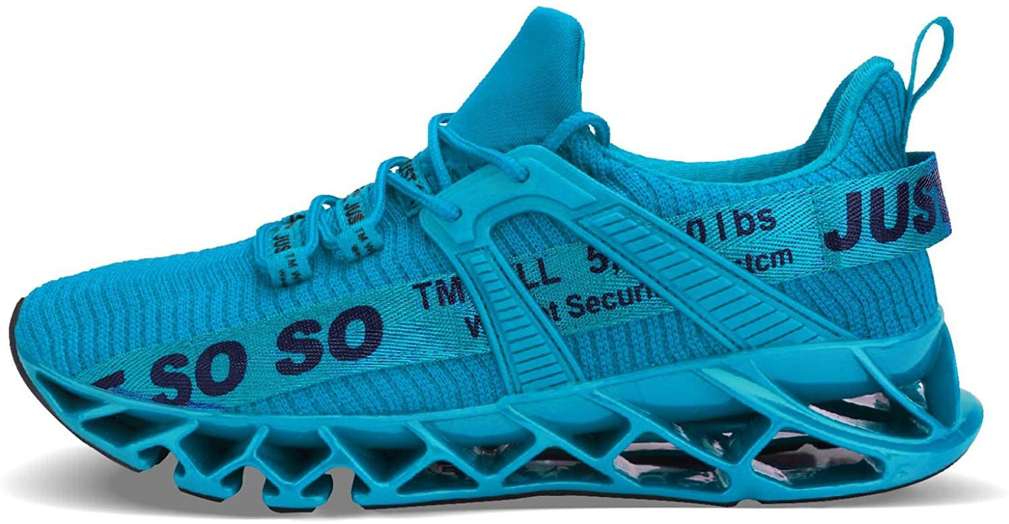 Mens Running Shoes Walking Non Slip Blade Type Sneakers
