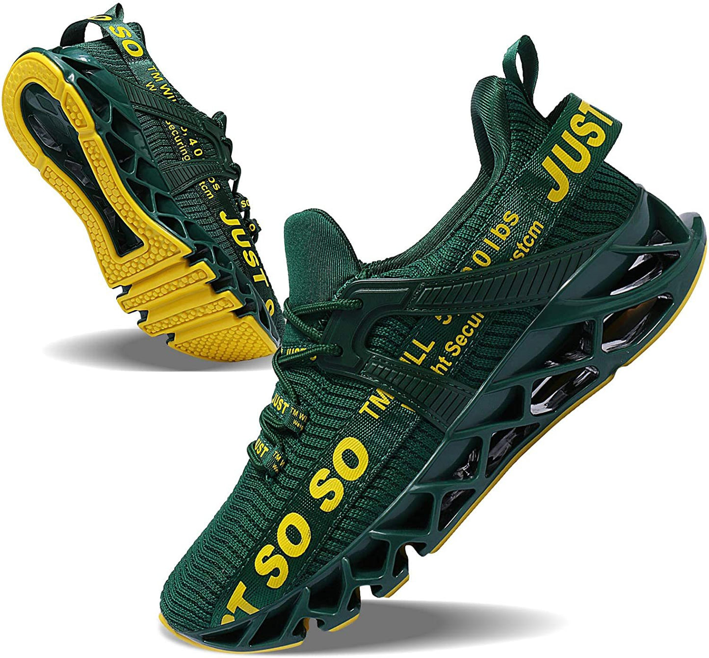 Mens Running Shoes Walking Non Slip Blade Type Sneakers