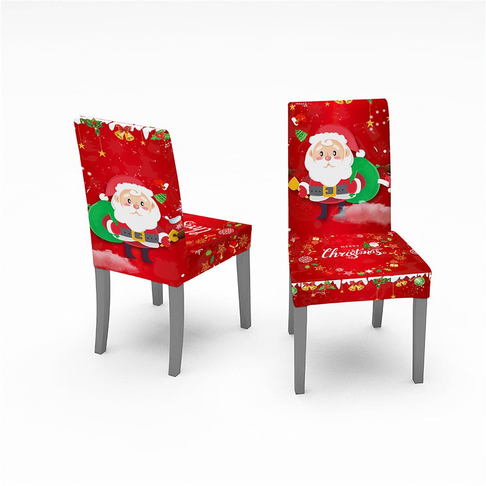 Christmas tablecloth chair cover decoration