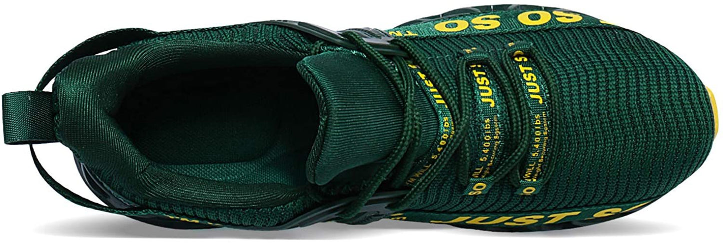 Mens Running Shoes Walking Non Slip Blade Type Sneakers