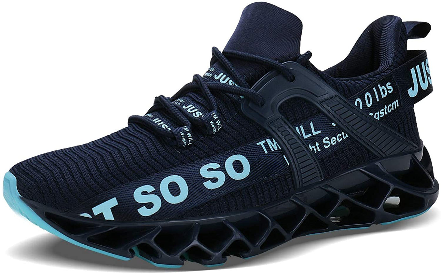 Mens Running Shoes Walking Non Slip Blade Type Sneakers