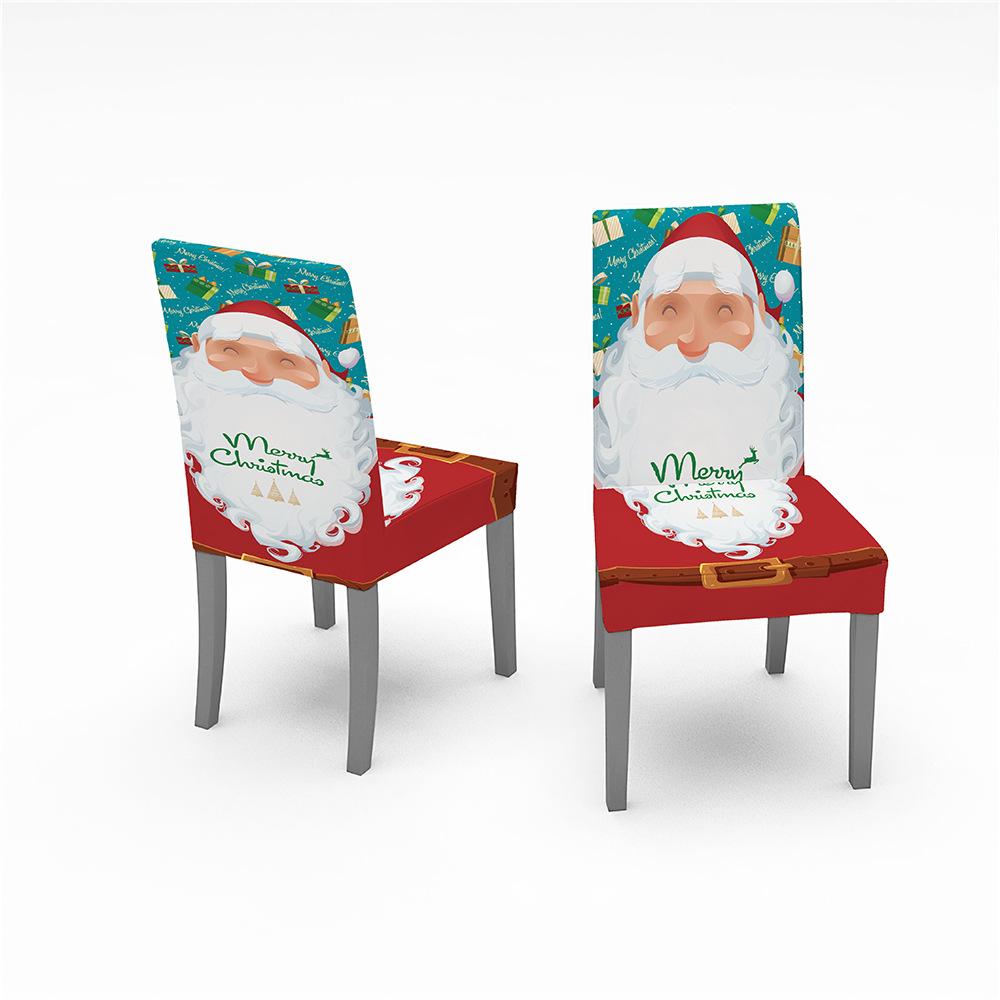 Christmas tablecloth chair cover decoration