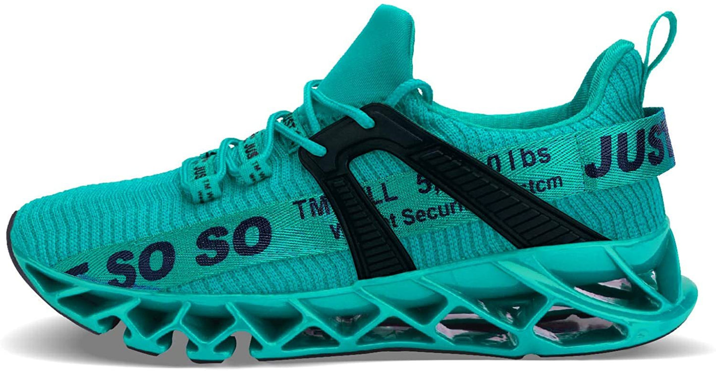 Mens Running Shoes Walking Non Slip Blade Type Sneakers