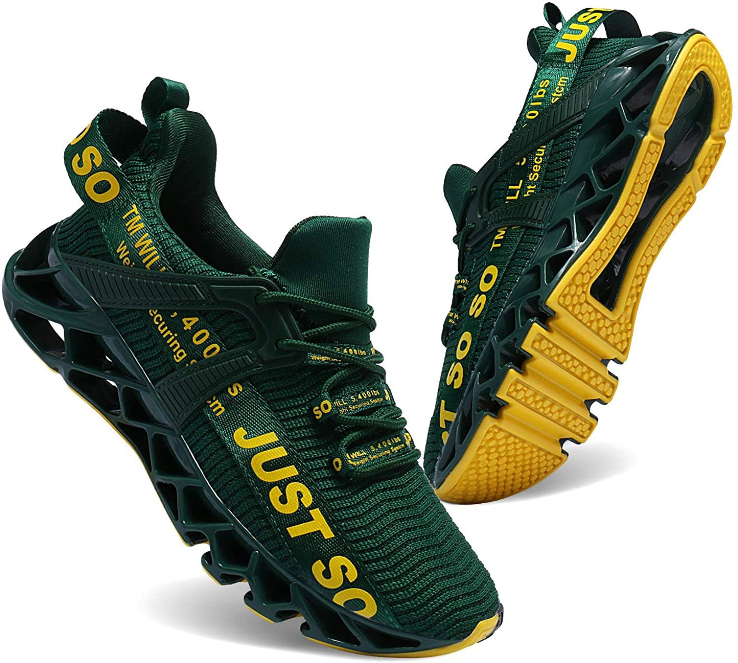 Mens Running Shoes Walking Non Slip Blade Type Sneakers