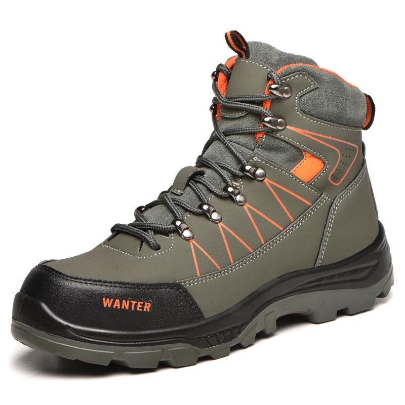 【Waterproof】HilifeMart Anti-Smashing Steel Toe Work Boots