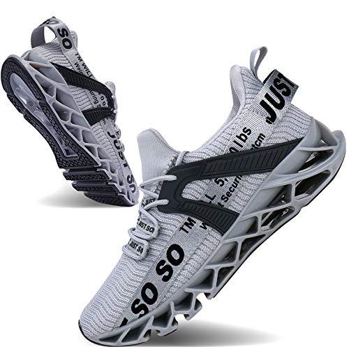Mens Running Shoes Walking Non Slip Blade Type Sneakers