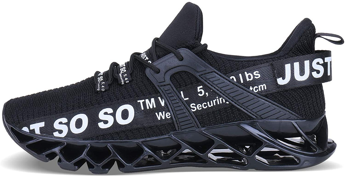 Mens Running Shoes Walking Non Slip Blade Type Sneakers