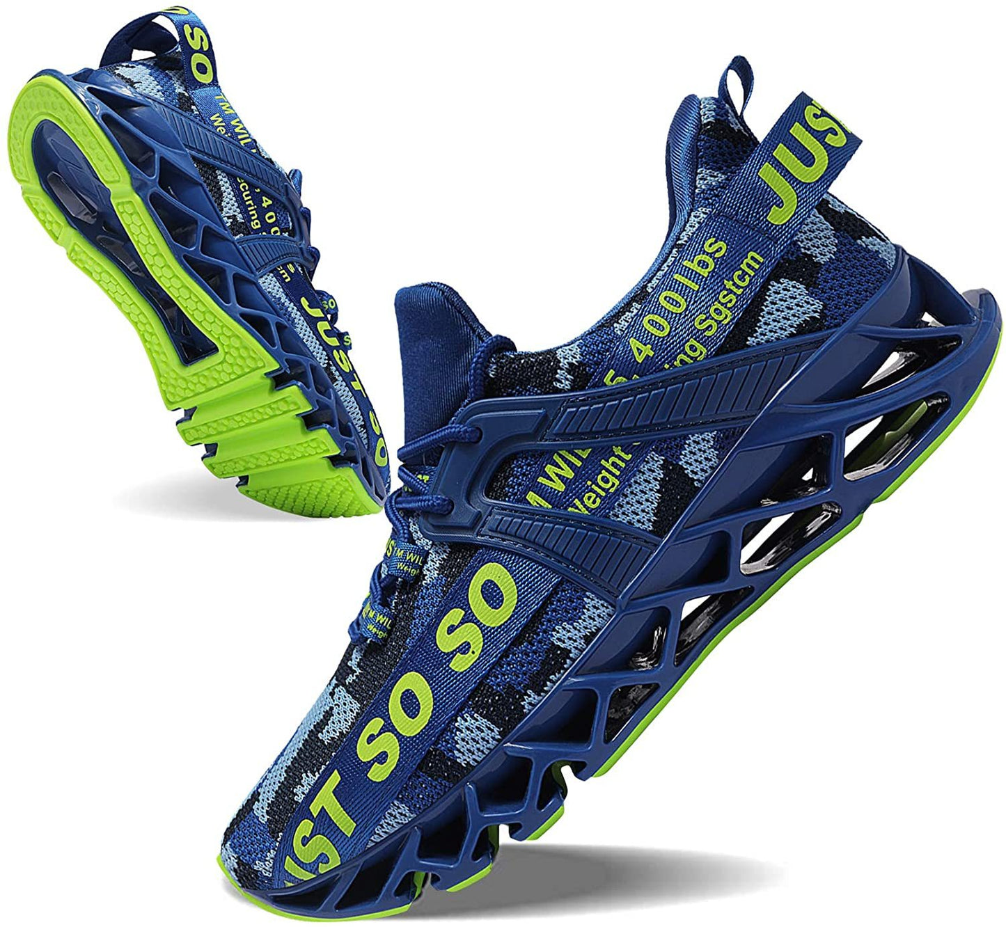 Mens Running Shoes Walking Non Slip Blade Type Sneakers