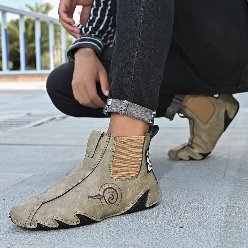 Italian Handmade Chelsea High Top Martin Boots