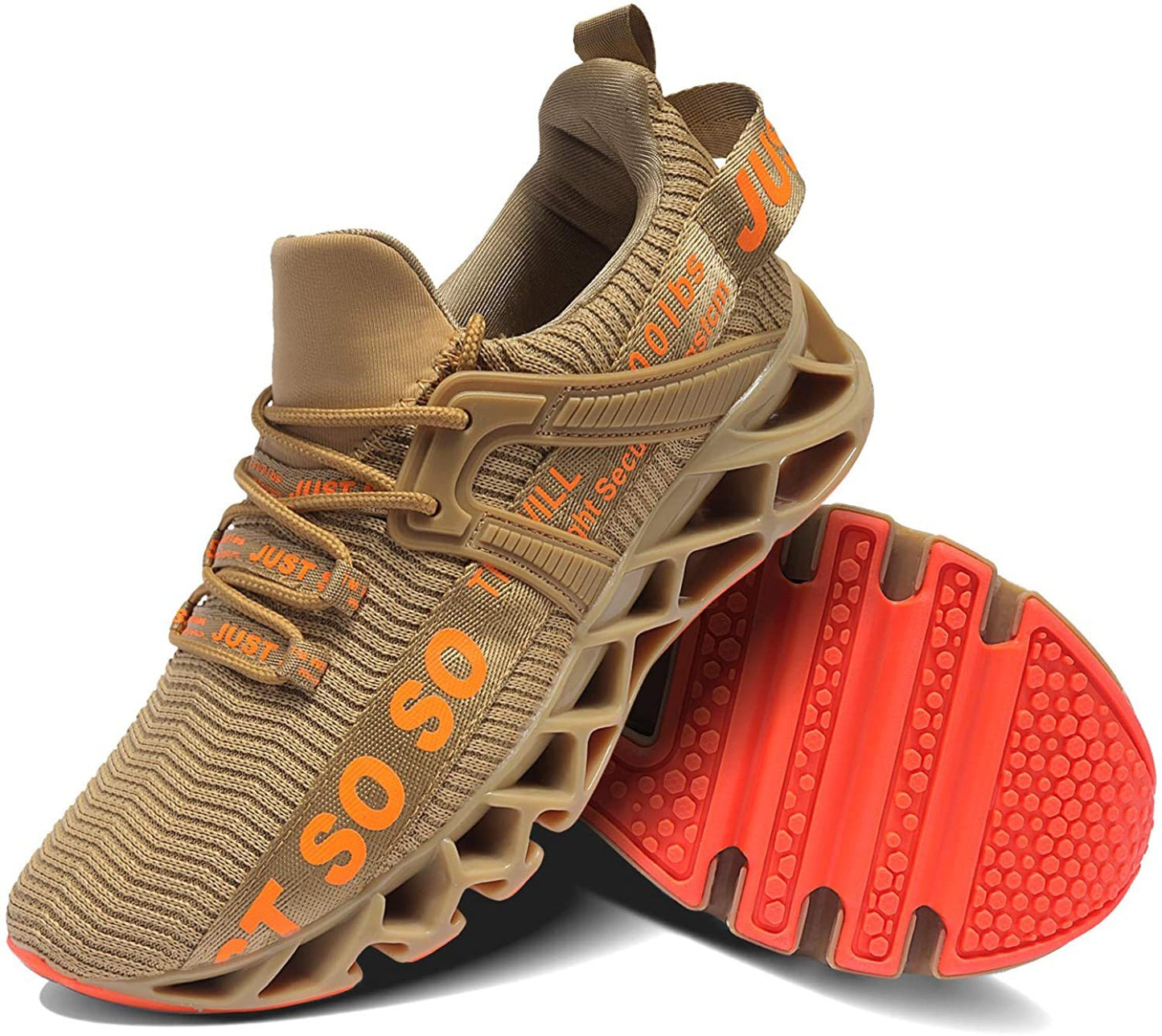 Mens Running Shoes Walking Non Slip Blade Type Sneakers