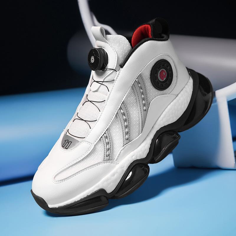 Soft elastic lightweight swivel buckle casual boots