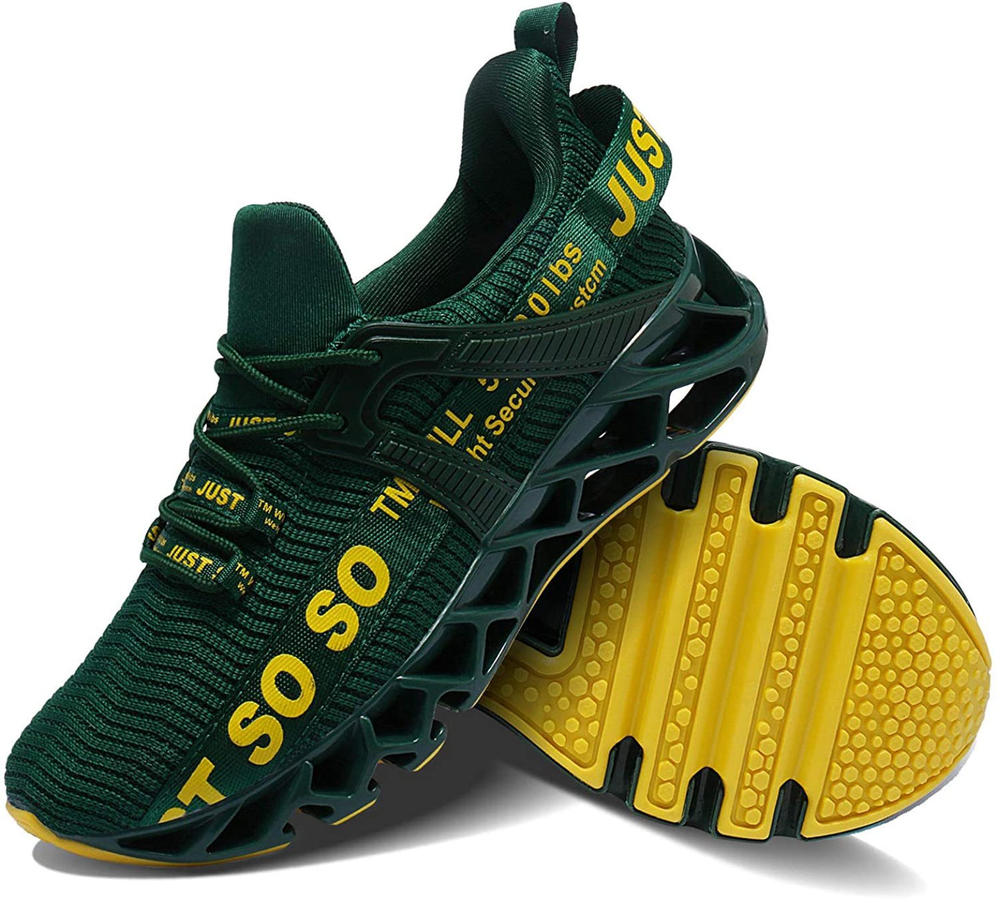 Mens Running Shoes Walking Non Slip Blade Type Sneakers