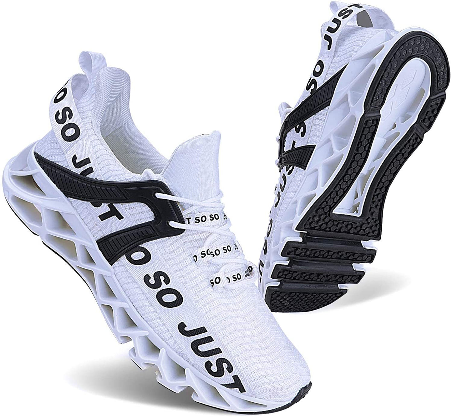 Mens Running Shoes Walking Non Slip Blade Type Sneakers